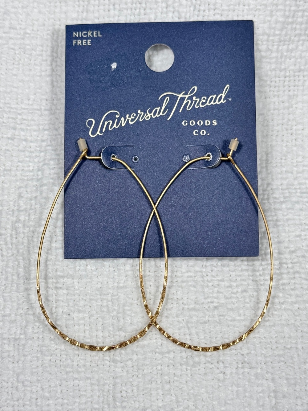 NEW Universal Thread Gold Oval Hoops